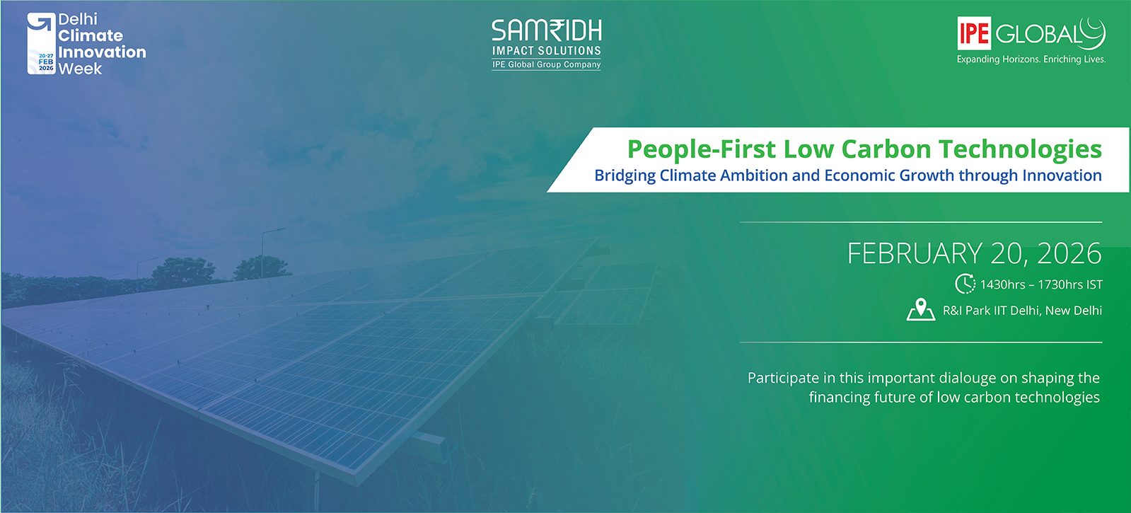 people first low carbon technologies banner