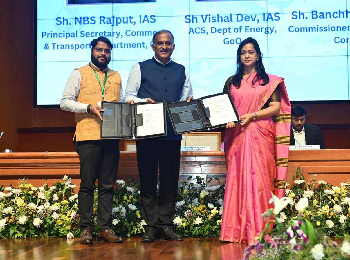 At the Global Blue Economy Summit, CCS and the Bhubaneswar City Knowledge Innovation Cluster Foundation signed an MoU to initiate climate risk assessments for eco-sensitive regions.
