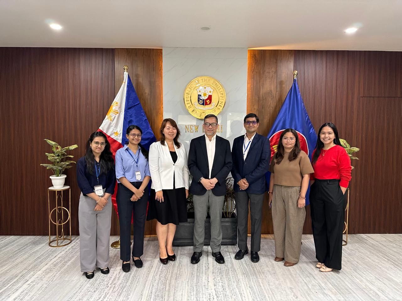 The ESD team met the Philippines Ambassador to India and had a few important discissions.